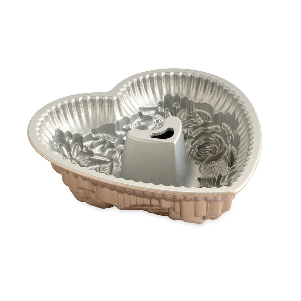 Nordic Ware Wildflower Loaf Pan, 6-Cup, Toffee