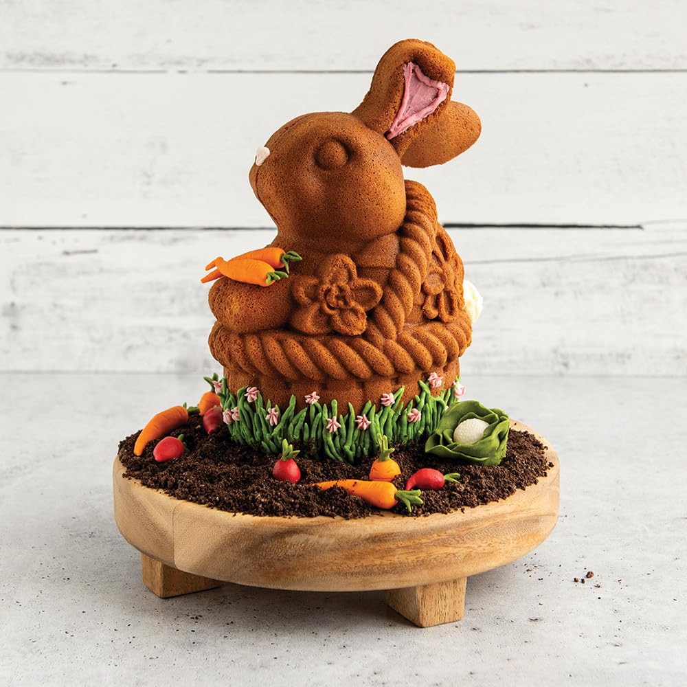 Nordic Ware Baby Bunny Cakelet, 4.5 Cup Capacity, Toffee