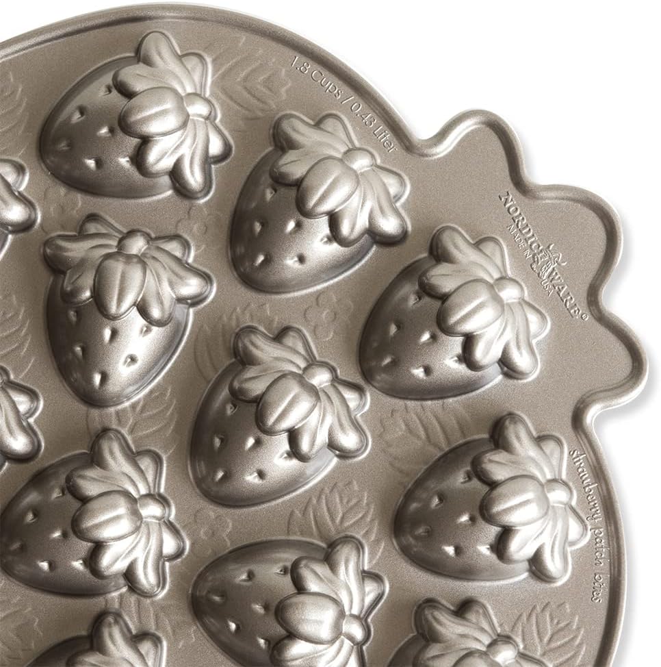 Nordic Ware Strawberry Patch Bites Pan
