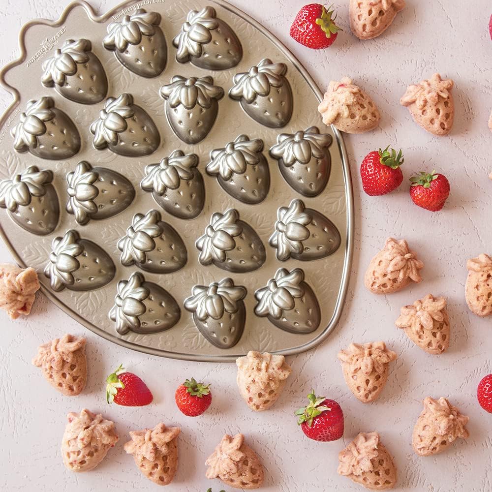 Nordic Ware Strawberry Patch Bites Pan
