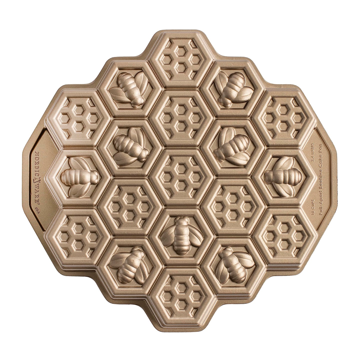 Nordic Ware Honeycomb Loaf, 6 Cup, Toffee