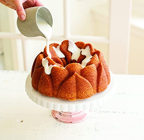 Nordic Ware Floral Cakelet, 3 Cups, Toffee