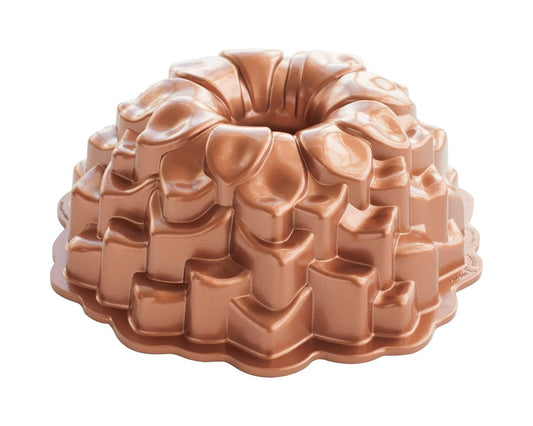 Nordic Ware Floral Cakelet, 3 Cups, Toffee