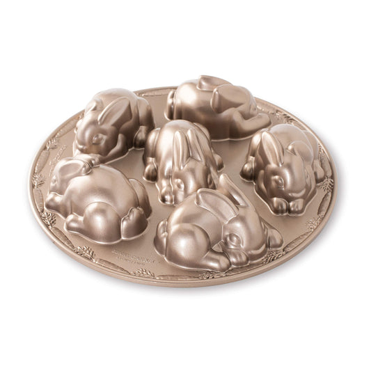 Nordic Ware Baby Bunny Cakelet, 4.5 Cup Capacity, Toffee